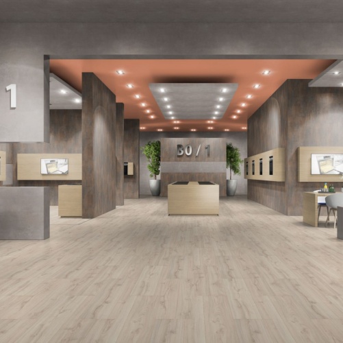 Пробка EGGER Cork+ Дикий Меловой (Гладкая) 1292х245 мм 1201400010 - Вид №23