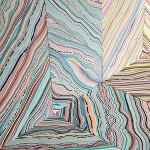 Паркетная доска Refraction # 1 Snedker Studio Marbelous Wood