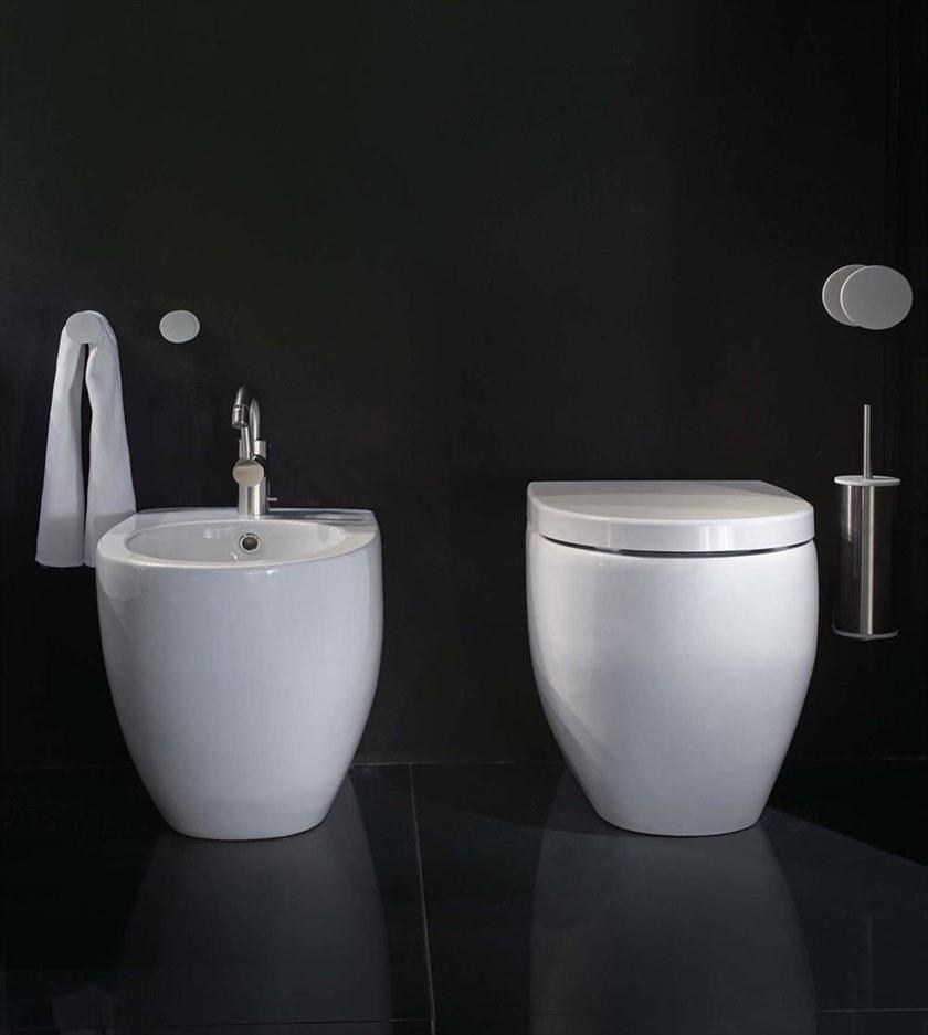 Приставной унитаз напольный Белый Rifra  Италия sun-id-1411652 - Вид №4