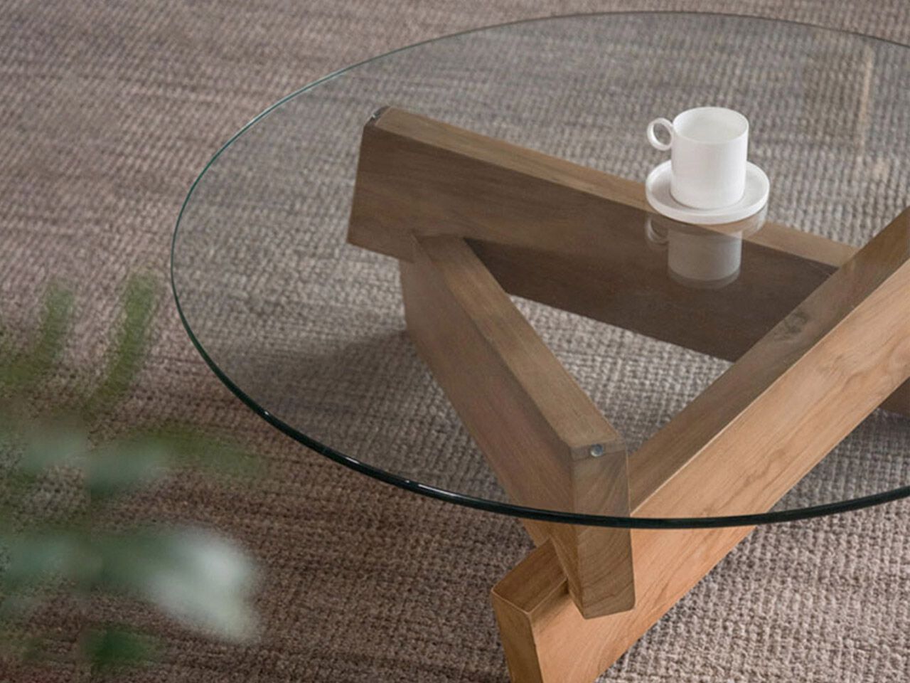 Низкий круглый журнальный столик Air Division ARCH-00078856 - Вид №2