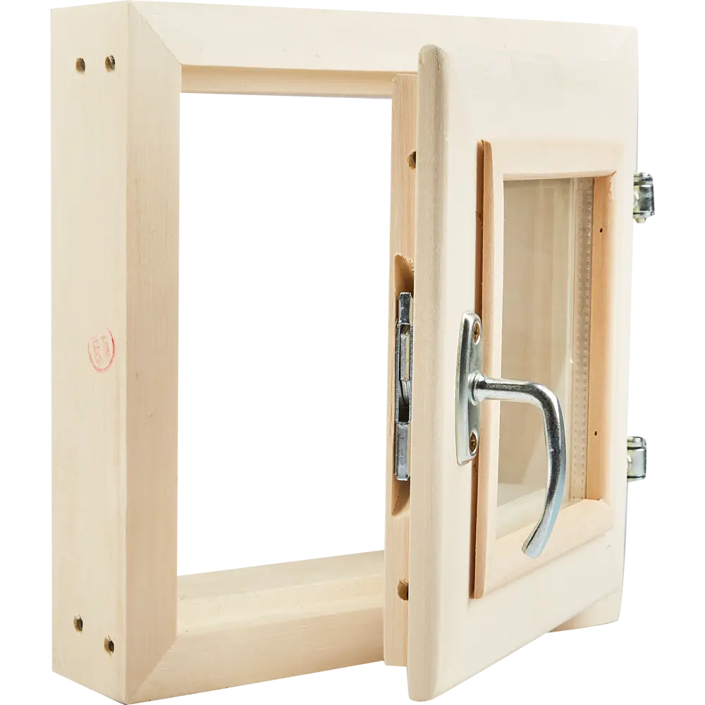 Santreyd: Деревянное окно для бани из липы 300×300 мм 84379093 STLM-0048888 - Вид №2