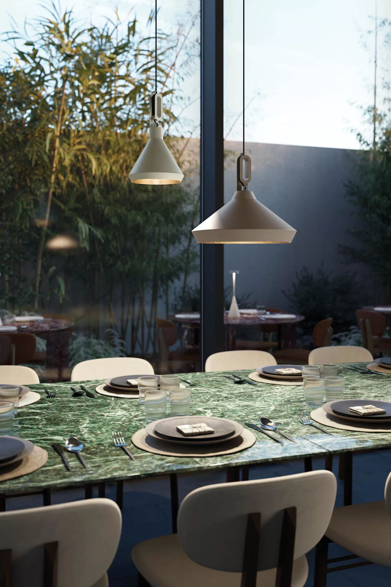 Железный подвесной светильник ZAVA DRIYOS ARCH-00086016 - Вид №1