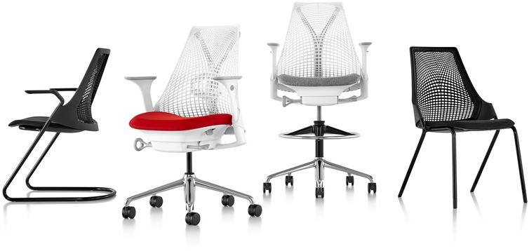 Herman Miller Эргономичный поворотный офисный стул с подлокотниками Sayl sun-id-1478476 - Вид №4