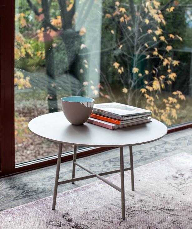 Moroso Круглый журнальный столик из мдф и стали Tia maria sun-id-1399009 - Вид №4