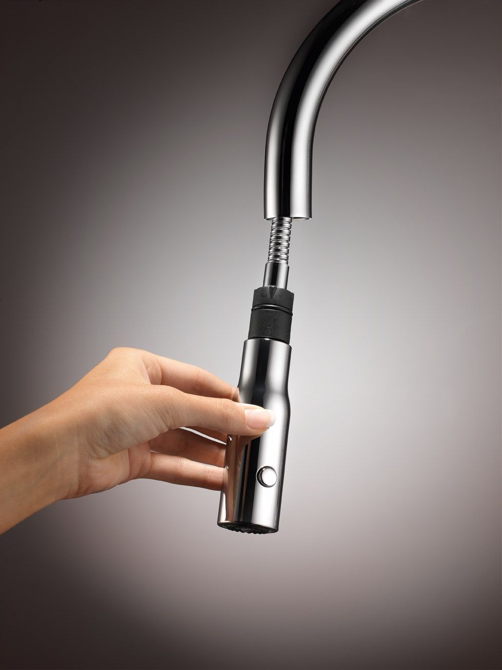 Кухонный смеситель со съемным ручным душем KWC SIN ARCH-00144052 - Вид №6