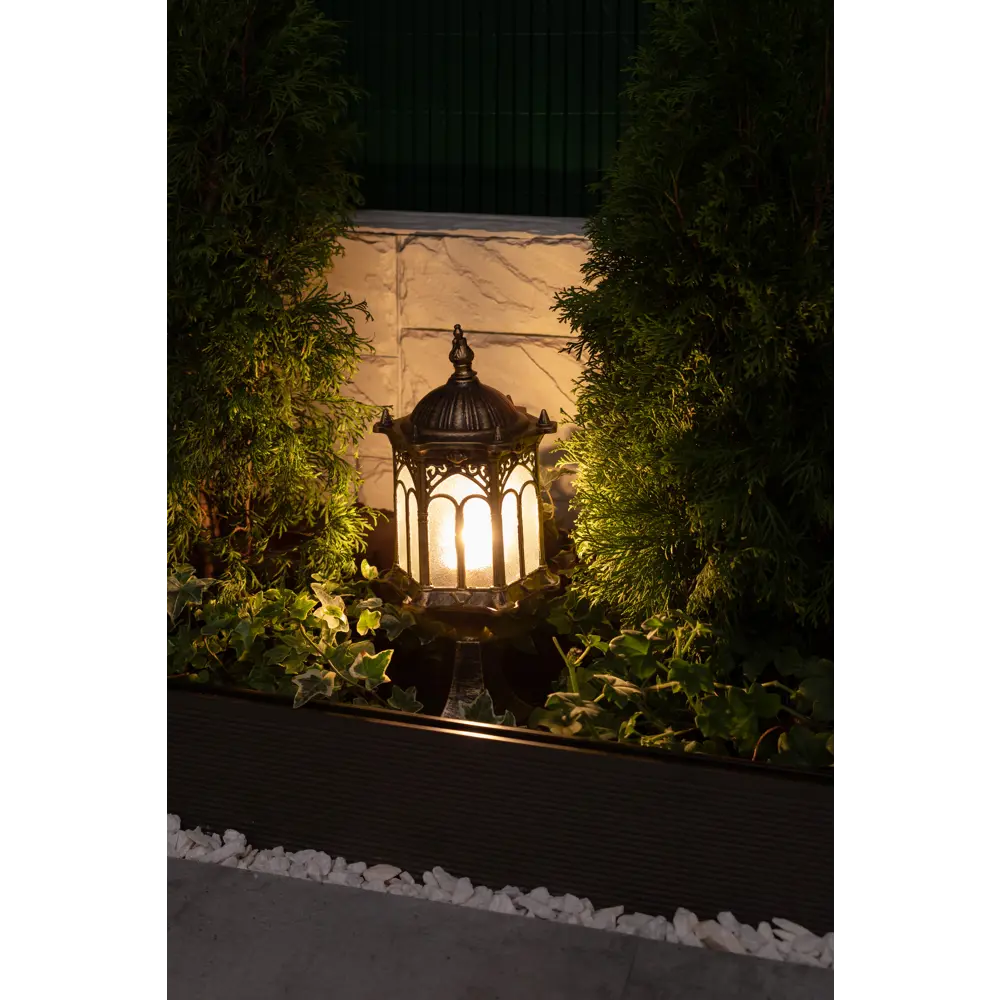 Столб уличный TDM Ампир 1xE27x60 Вт, 40 см цвет бронза, IP54 TDM ELECTRIC STLM-2058168 - Вид №1