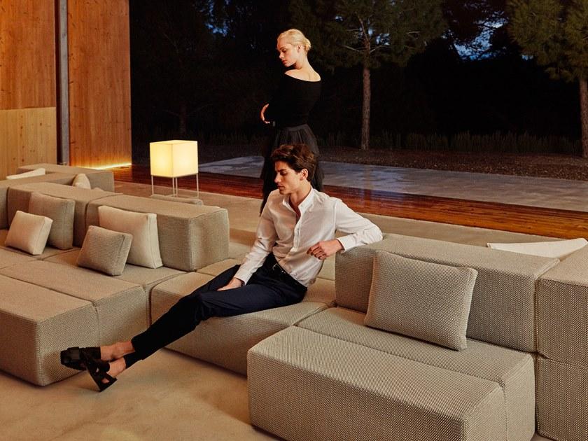 VONDOM Садовый диван из модульной ткани Tablet sun-id-1411241 - Вид №6