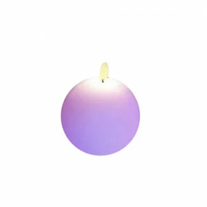 Свеча в пластиковом подсвечнике 8х8 см белая Candels SCHULLER  00-3883346 Белый