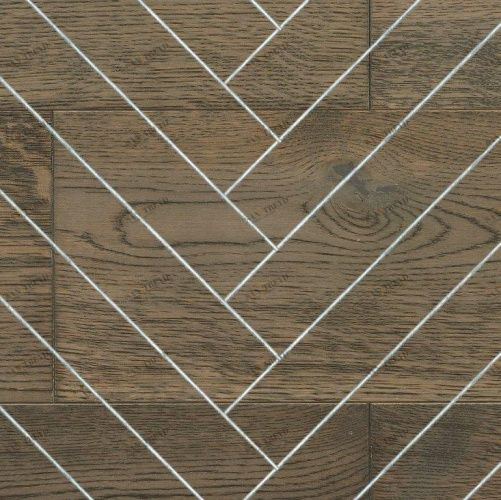 Паркет Ёлка TarWood Country Графит Елка Дуб Рустик брашированная, гладкая (Брашированная, Гладкая) 600х100 мм 4100200035