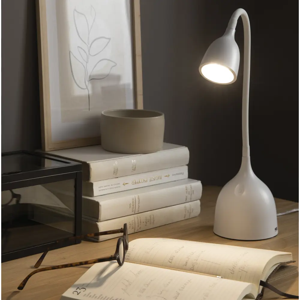 Настольная лампа Inspire Swallow LED 400ЛМ 4K белая 83622472 STLM-2151874 