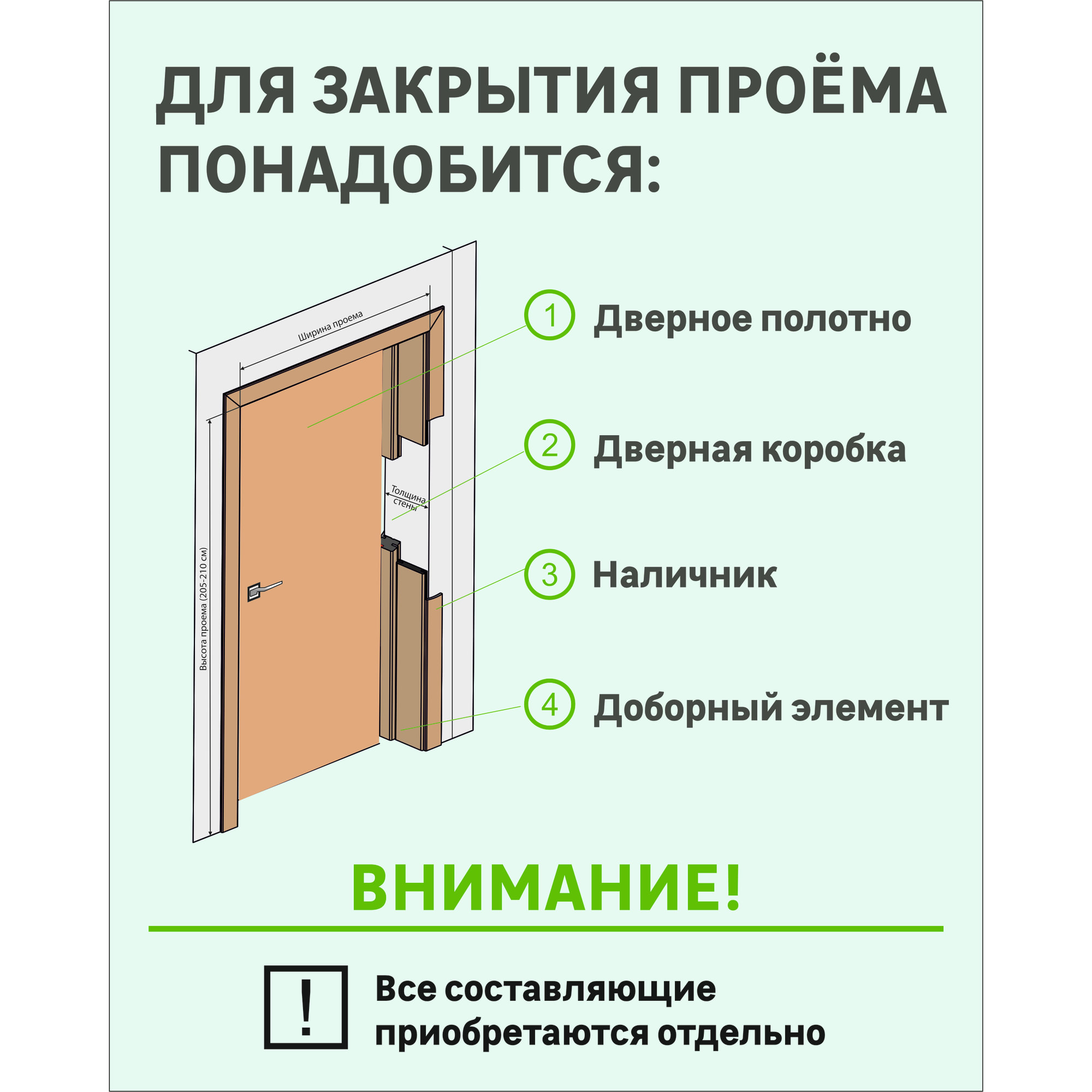 82472551 Дверь межкомнатная глухая ламинация цвет ясень коричневый 80x200 см (с замком) Santreyd  - Вид №6