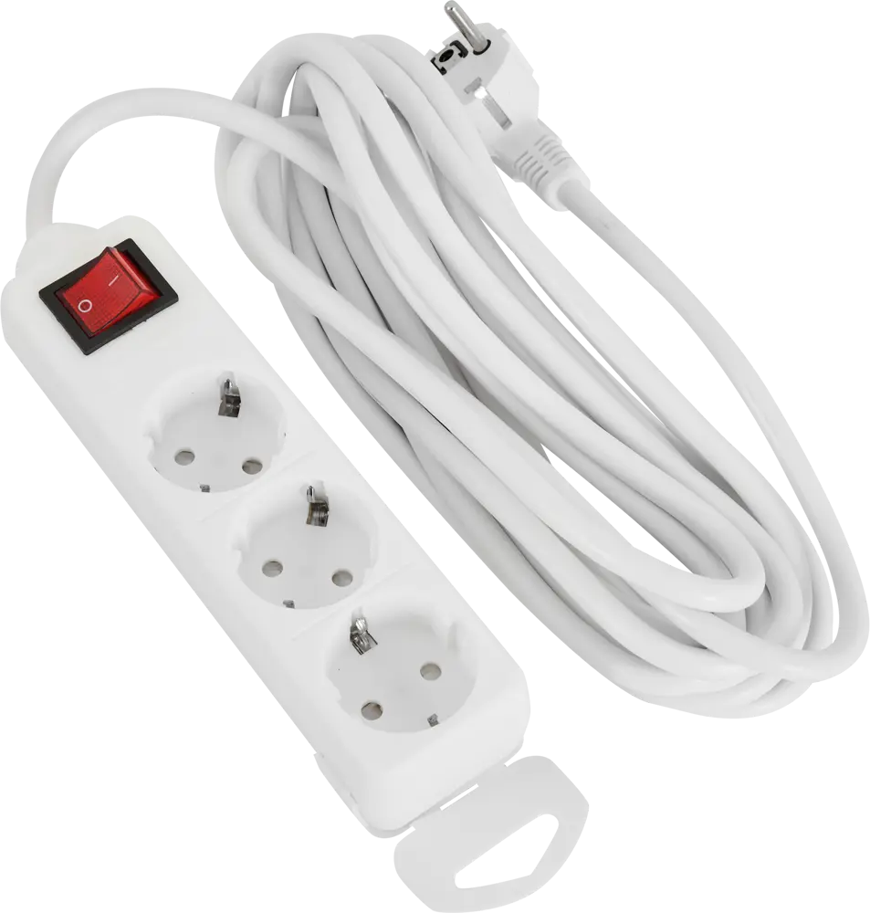 Удлинитель LEXMAN с заземлением, 5 метров, 3 розетки 85364680