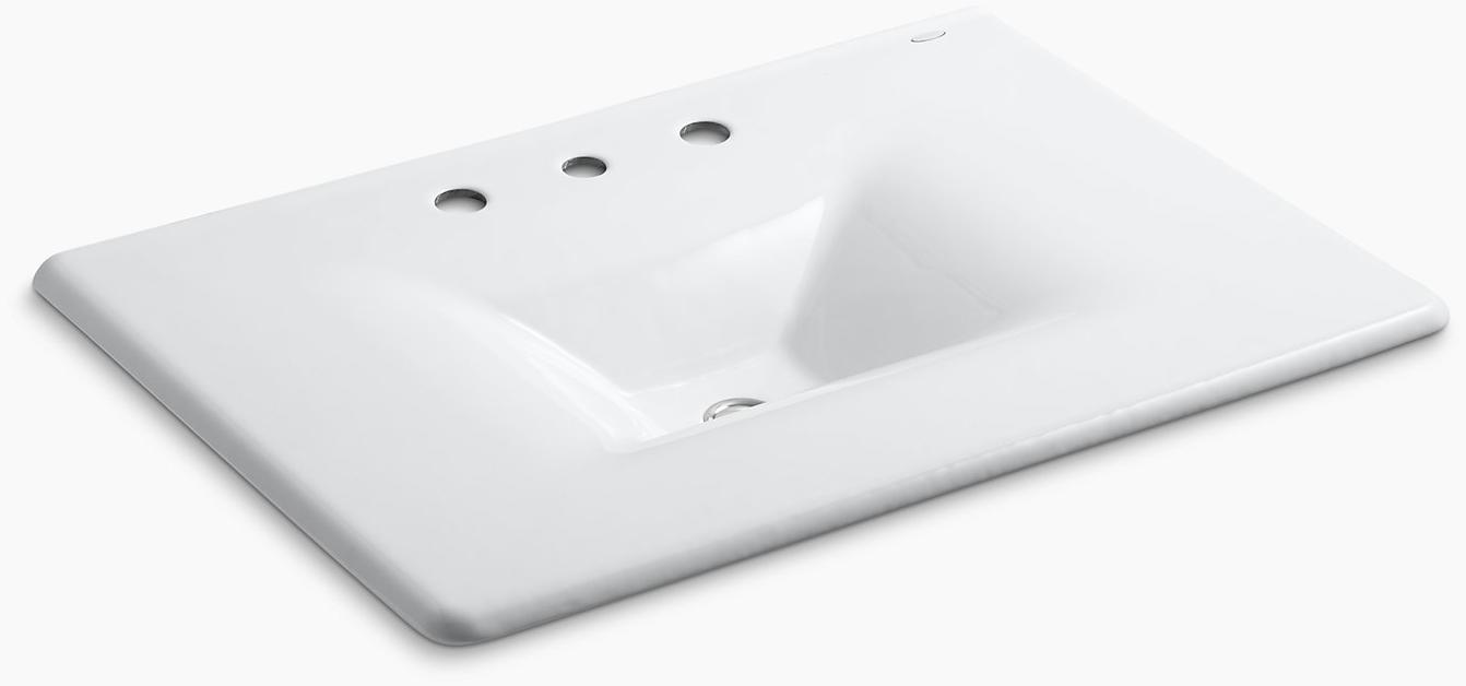 K-3049-8-FD Накладная раковина на столешницу  прямоугольная Kohler  - Вид №1