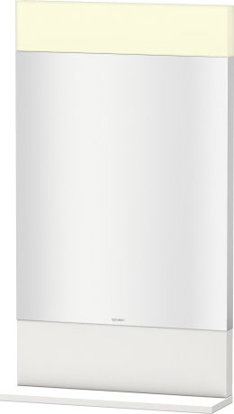 VE751004949 Vero Зеркало с полочкой внизу Графит матовый, декор Duravit - Вид №1