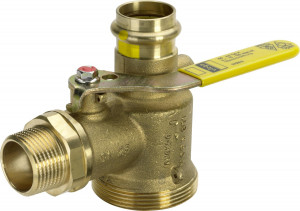 Viega Угловой шаровой кран для газового счетчика Profipress G 2644S (618223)