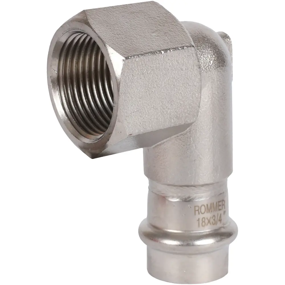 Угол переходной Rommer 3/4"x18 мм ВПр-ВР нержавеющая сталь STLM-2137867