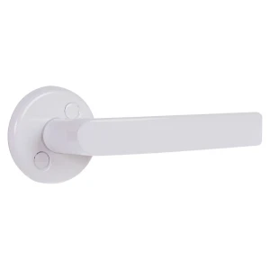 Ручки дверные на розетке Palladium 016 (5/60), алюминий, цвет белый 13963009 STLM-2068240