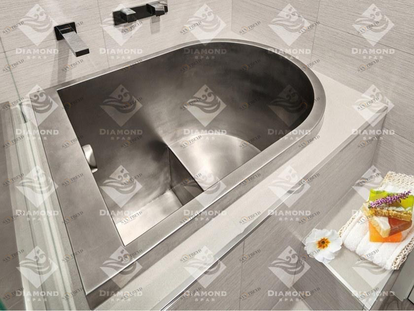 Diamond Spas Встроенная ванна с сиденьем из нержавеющей стали sun-id-1406682