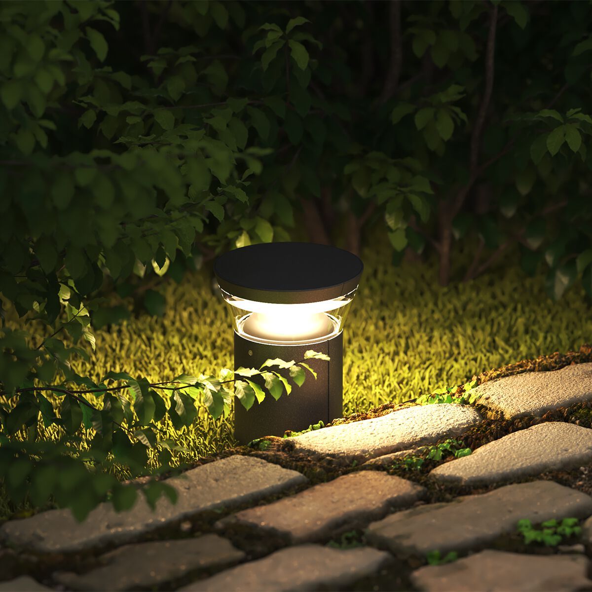 Алюминиевый светодиодный световой столб Ghidini Lighting MAXICONO DARK ARCH-00072099 - Вид №7