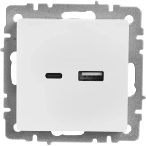 USB-розетка IEK Brite для скрытого монтажа 87761519