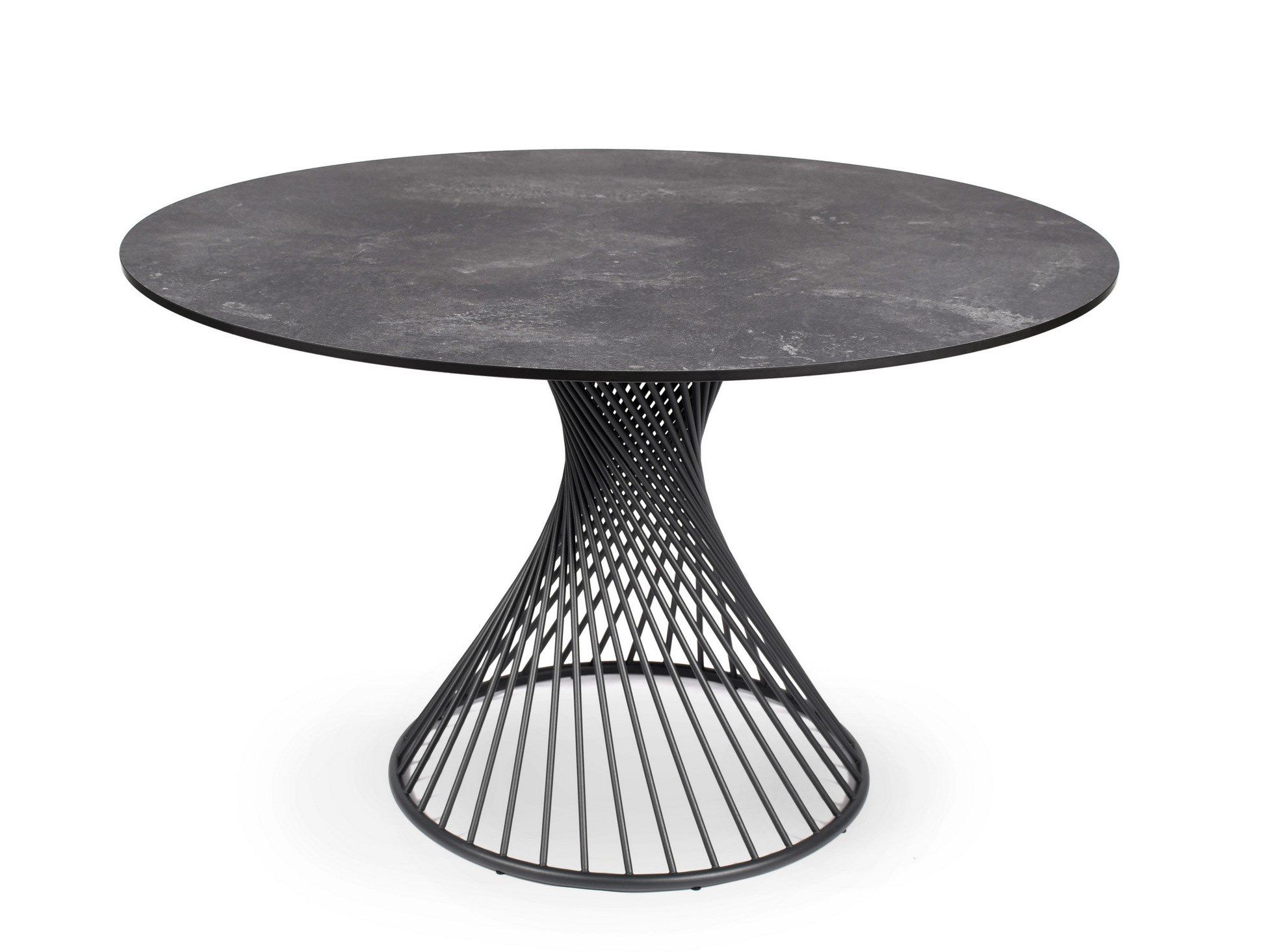 Круглый обеденный стол из нержавеющей стали FISCHER MÖBEL Claris ARCH-00016066