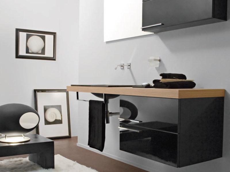 LASA IDEA Подвесной туалетный столик с ящиками, лакированный Mariposa sun-id-1482910 - Вид №1