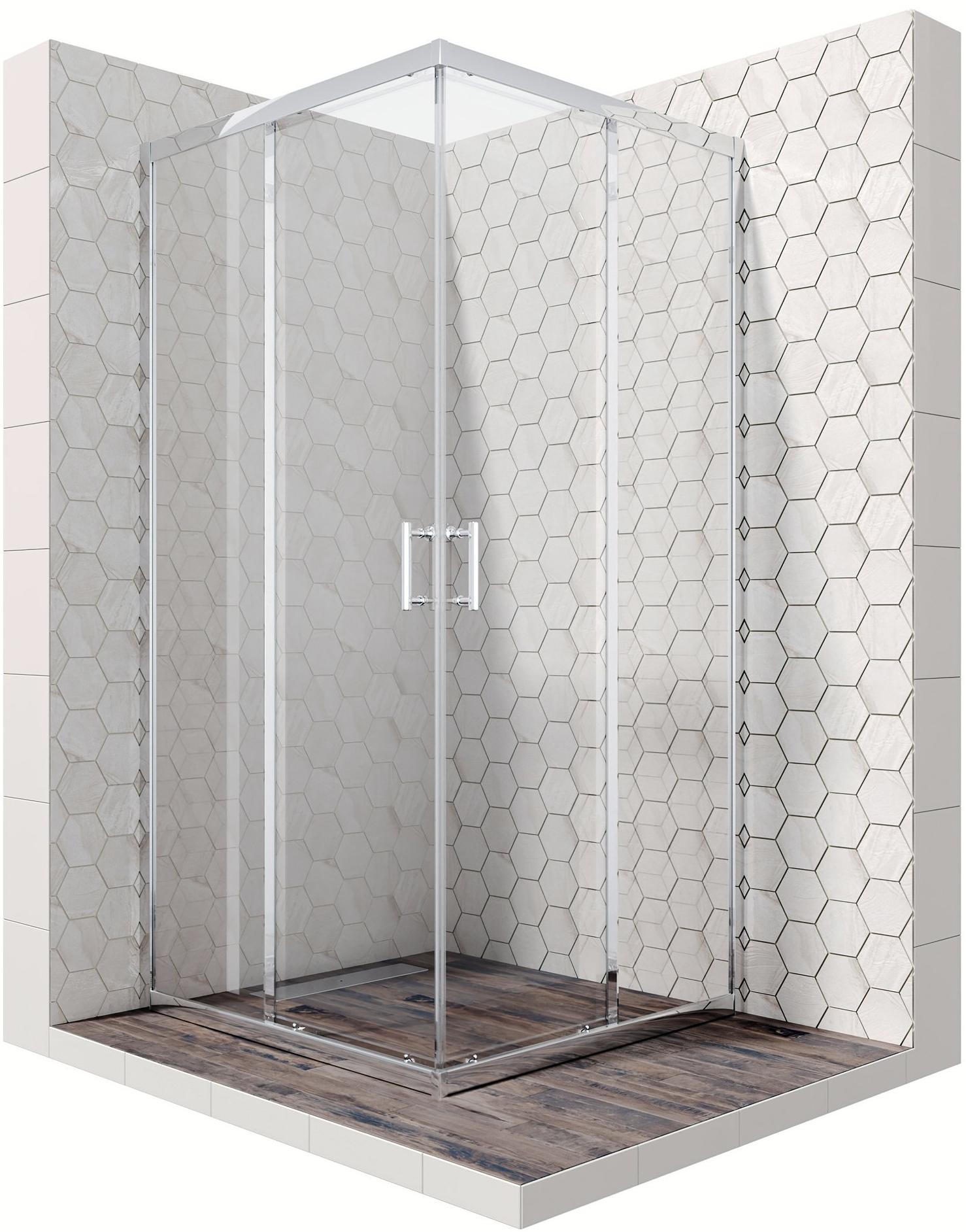 Душевое ограждение Ambassador Kingston 14011103 (1000x1000x2000), 1 место 