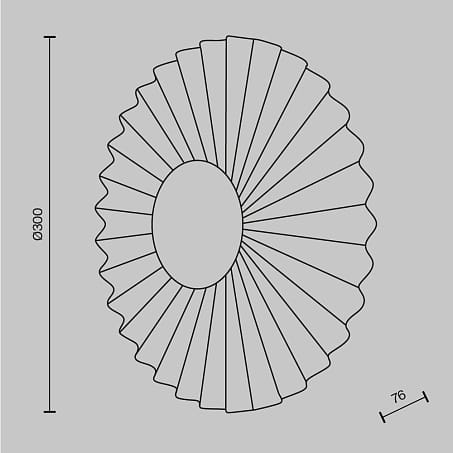 Латунный светодиодный настенный светильник Maytoni Fiore ARCH-00004091 - Вид №1