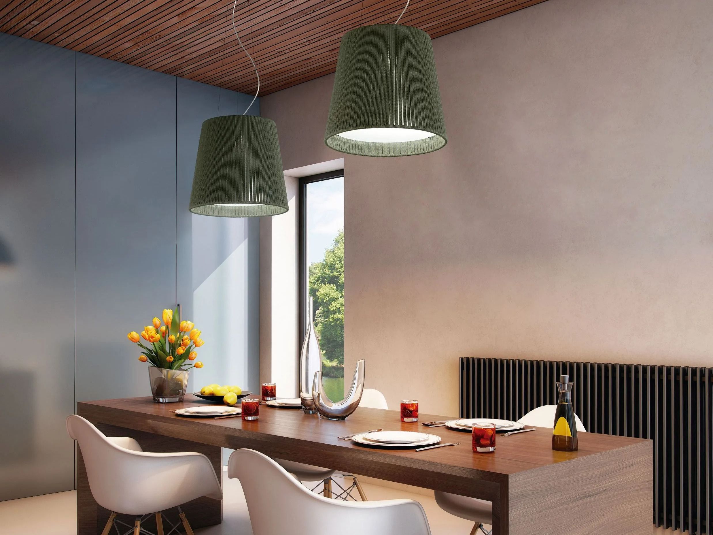 Веревка ручной работы светодиодный подвесной светильник Olé Lighting Барабан ARCH-00149262 - Вид №6