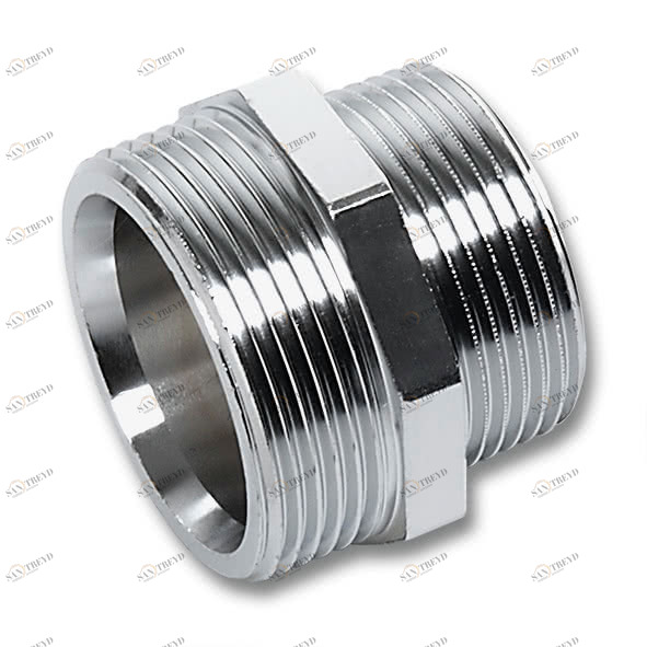 25311238C SANHA 531 ниппель редукционный, хромированная латунь 1/2x3/8 мм 