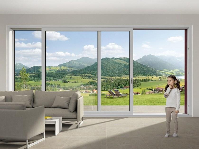 REHAU Подъемно-раздвижное терморазрывное окно с тройным остеклением sun-id-1476790 - Вид №1