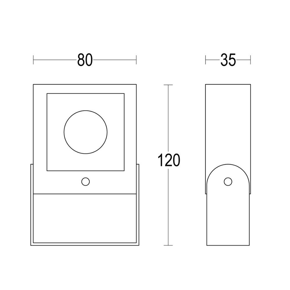 Compatto Spot 24V Ghidini Микропроекторы - Power Hub .05 Темно-Cерый (Матовый)  - Вид №1
