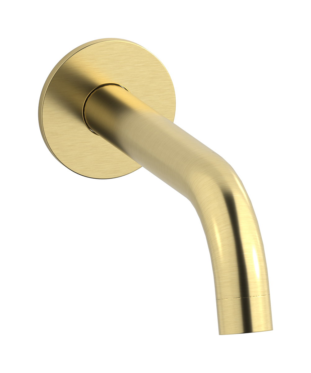 Длинный настенный излив для ванны WE ARE IB mt328is_23 Brushed Pale Gold MilanoTorino 
