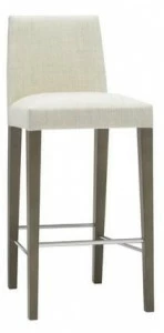 Andreu World Стул с обивкой из ткани со спинкой Anna Bq1386