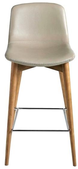 Angel Cerdá Кожаный барный стул с подставкой для ног New chair 4044 cs788-tab Angel Cerda - Вид №1