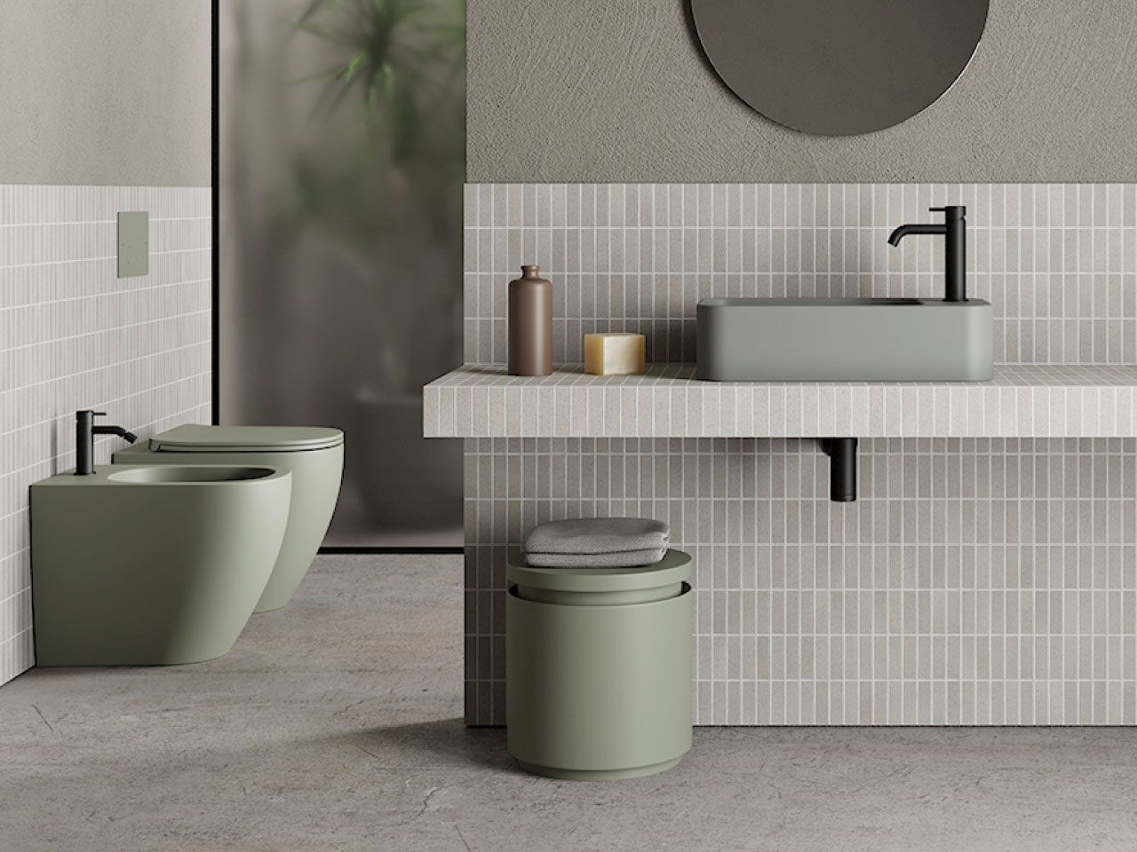 Керамическая прямоугольная столешница для мытья рук Nic Nanoo ARCH-00147301 - Вид №6