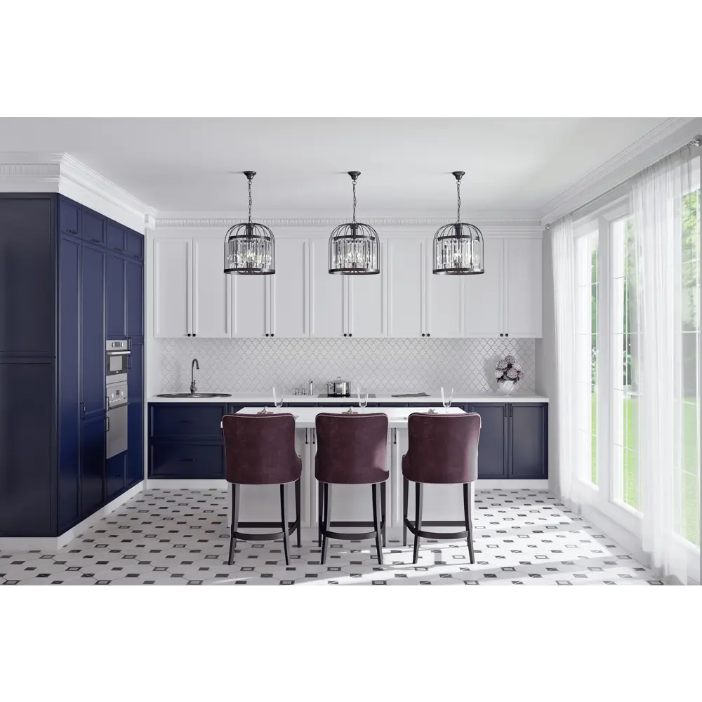 Фасад для кухонного шкафа Реш 29.7x76.5 см Delinia ID МДФ цвет белый STLM-2183434 - Вид №12