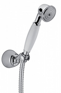 827 Душевой набор с регулируемым кронштейном, однофункциональным ручным душем и 1500 мм. шланг двойной блокировки 1/2 ”ff конический. Bongio Wellness