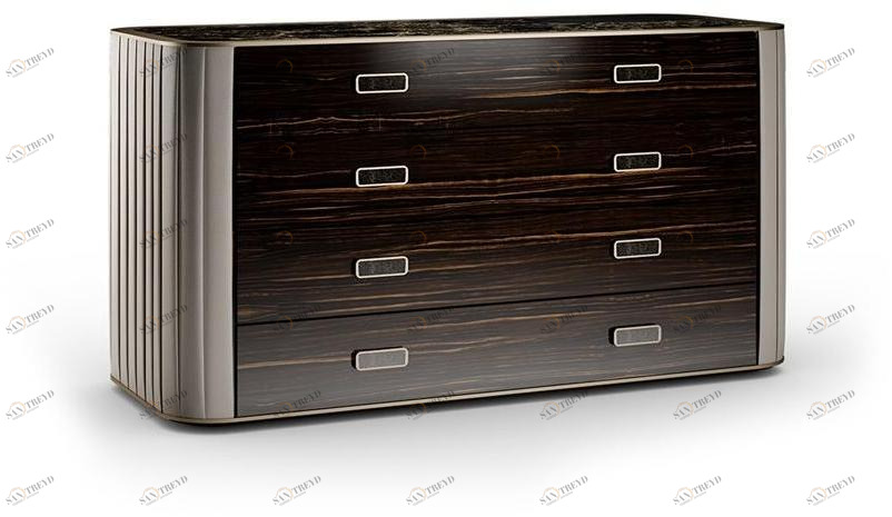 Reflex Деревянный лакированный комод Plissè Plissé sun-id-1408639