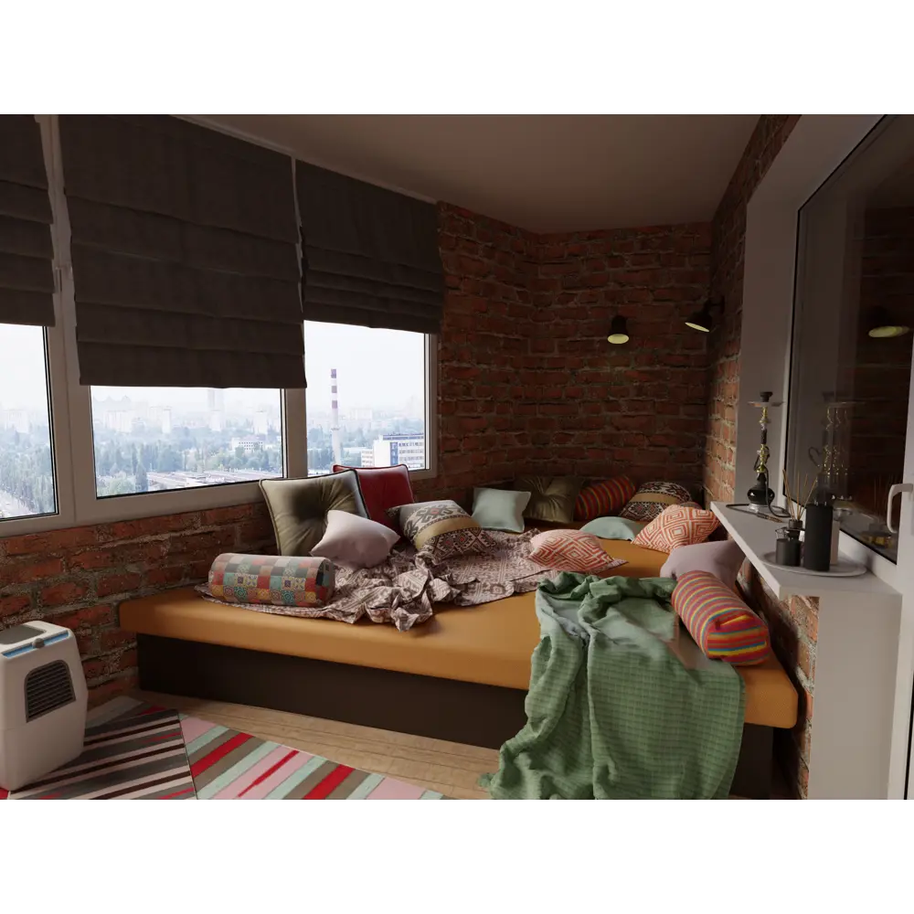 Подушка «Тетуан» 40х40 цвет мятный SEASONS STLM-2202331 - Вид №3