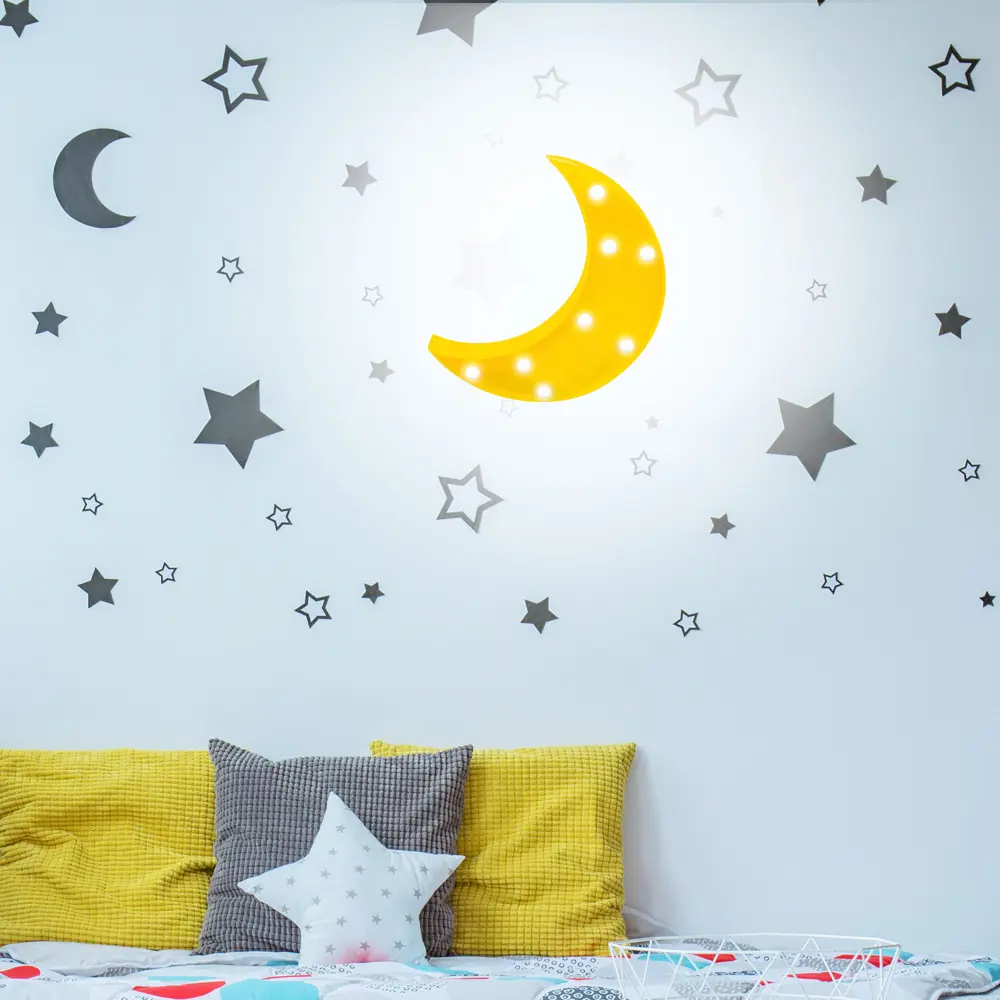 Ночник «Полумесяц» 3 Вт, цвет жёлтый APEYRON STLM-2109223 - Вид №10