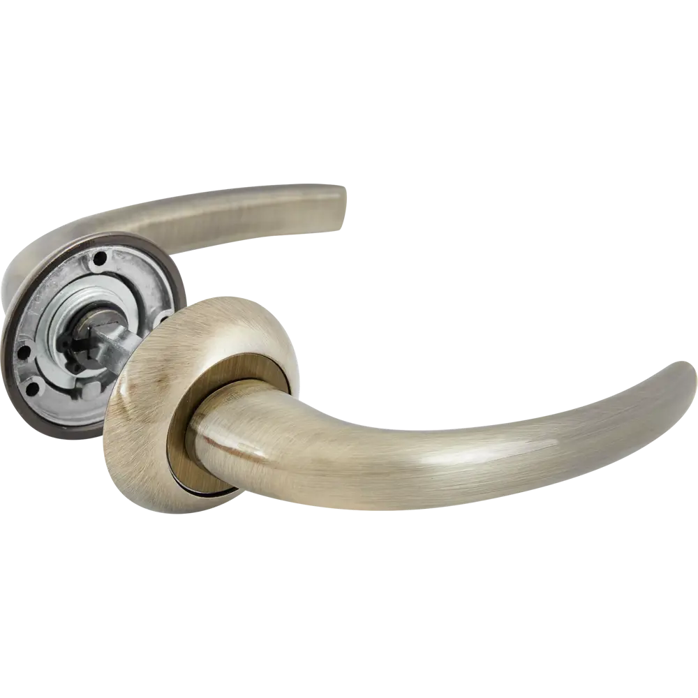 Дверные ручки Punto Arco без запирания цвет бронза STLM-2095644