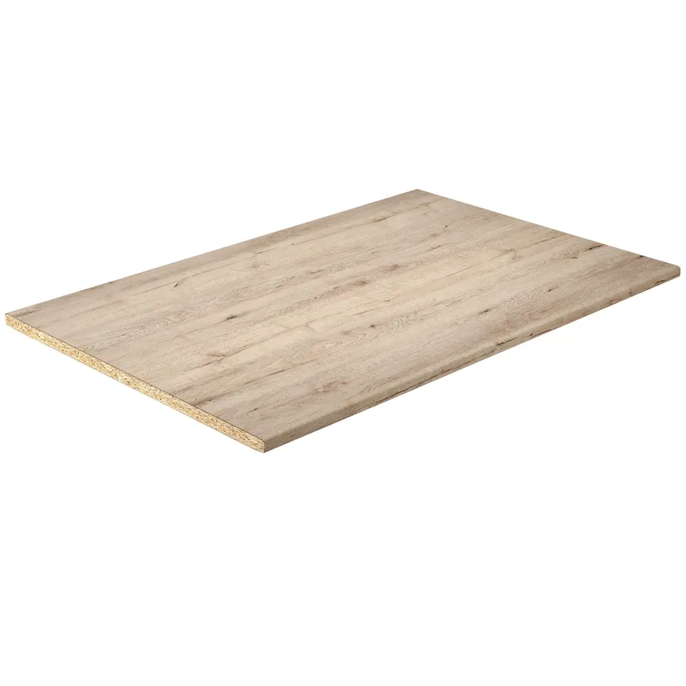 Столешница KONSENSA Дуб Корсика 120x80x2.5 см ДСП цвет светлое дерево ДСП Прямой угол STLM-2047531 - Вид №2