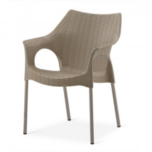 XRB-066B Cream Стул пластиковый Afina