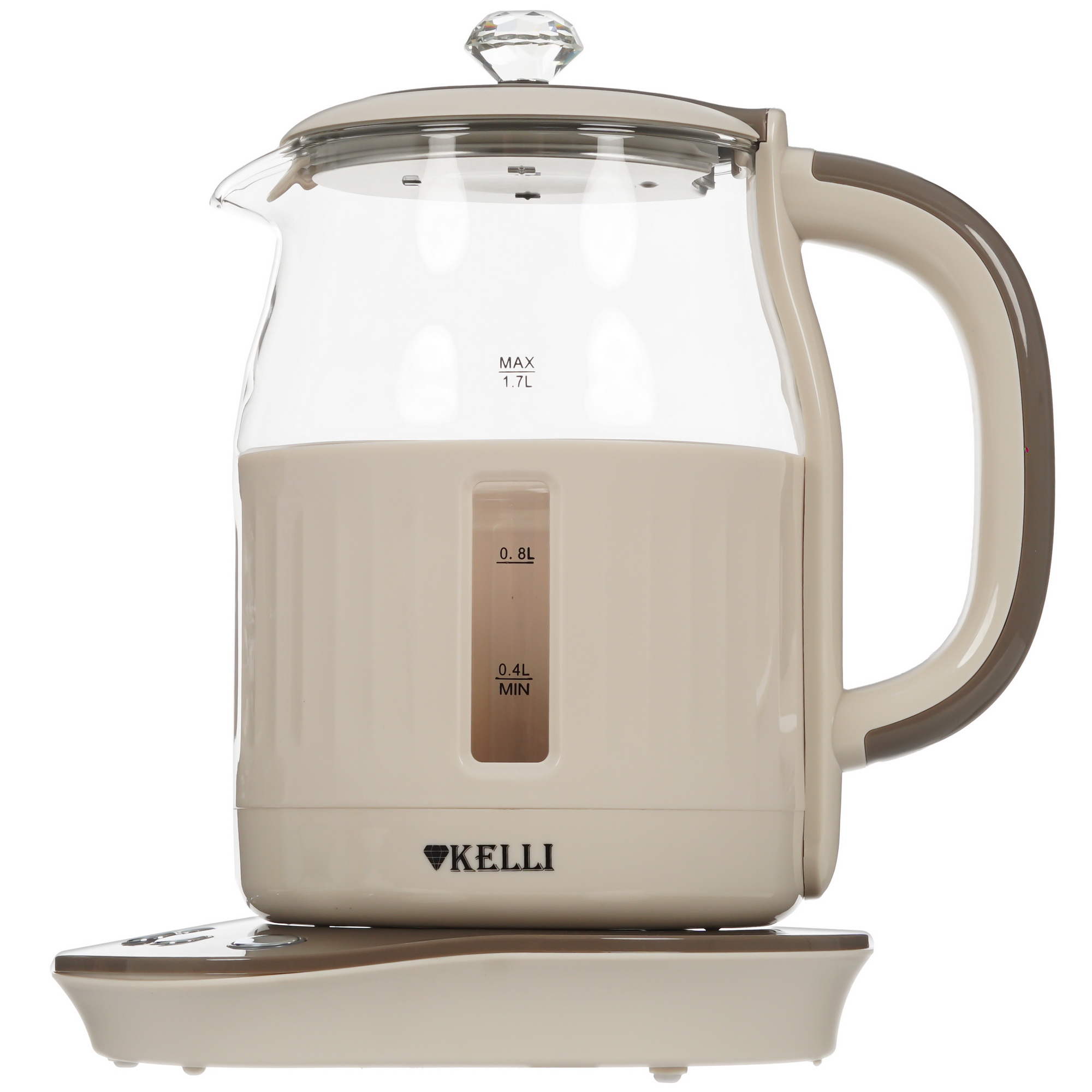 5356616 Электрочайник KELLI KL-1373 бежевый STDN-0087565