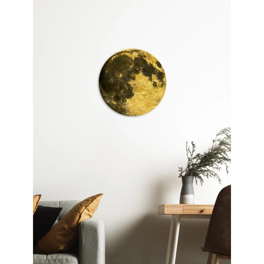 Картина на стекле Postermarket Золотая луна 40x40 см STLM-2171869 - Вид №4