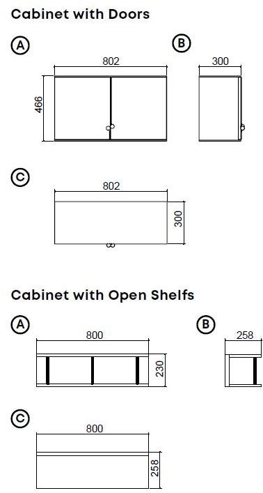 Enza Home Модульная деревянная стенка для хранения вещей Piedra sun-id-1362707 - Вид №5