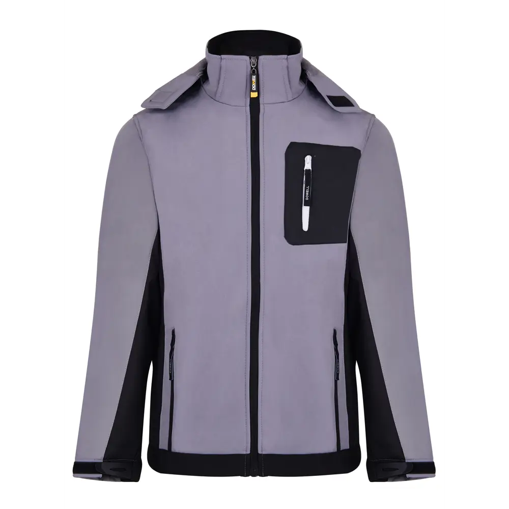 Утепленная рабочая куртка Dowell Softshell D81480 с капюшоном 89393782 Outdoor STLM-1494664