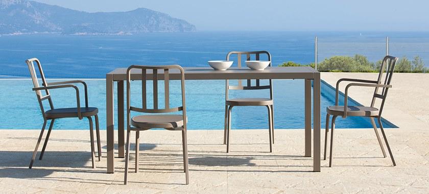 Vermobil Штабелируемый металлический садовый стул Quatris Qt100 - Вид №2