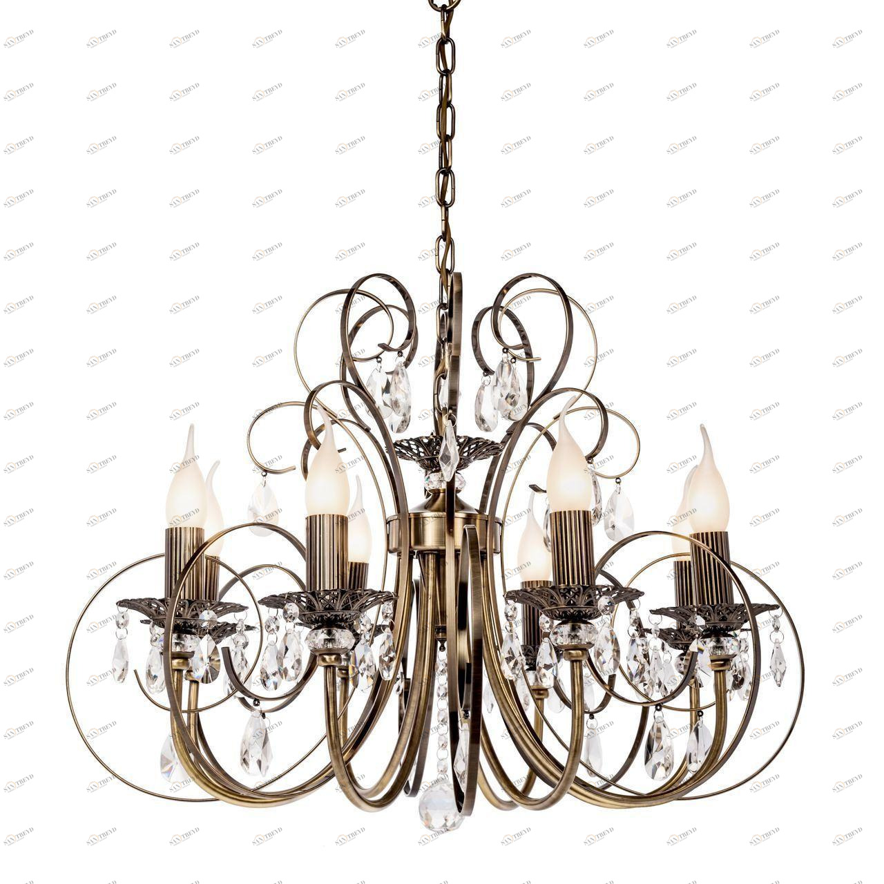 Подвесная люстра Silver Light Vienna 155.53.8 SILVER LIGHT ДИЗАЙНЕРСКИЕ, VIENNA BRONZE 186022 Бронза 